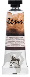 Renesans-extrafine watercolours in tubes 15 ml-63-VANDYKE BROWN