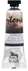 Renesans-extrafine watercolours in tubes 15 ml-69-MARS BLACK