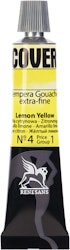 Renesans-Cover tempera gouache extrafine in tubes 20 ml -04-Lemon yellow
