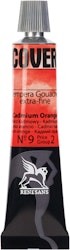 Renesans-Cover tempera gouache extrafine in tubes 20 ml -09-Cadmium orange