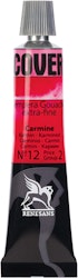 Renesans-Cover tempera gouache extrafine in tubes 20 ml -12-Carmine