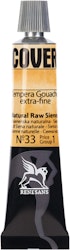 Renesans-Cover tempera gouache extrafine in tubes 20 ml -33-Natural raw sienna
