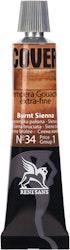 Renesans-Cover tempera gouache extrafine in tubes 20 ml -34-Burnt sienna