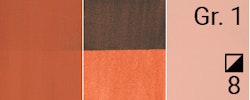 Renesans-Cover tempera gouache extrafine in tubes 20 ml -34-Burnt sienna