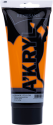 Renesans-A'kryl satin 200 ML-07-ORANGE YELLOW