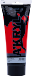 Renesans-A'kryl satin 200 ML-09-BRIGHT RED