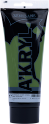 Renesans-A'kryl satin 200 ML-17-CHROMIUM OXIDE GREEN