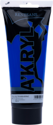 Renesans-A'kryl satin 200 ML-21-ULTRAMARINE
