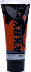 Renesans-A'kryl satin 200 ML-24-BURNT SIENNA