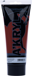 Renesans-A'kryl satin 200 ML-25-RAW BROWN