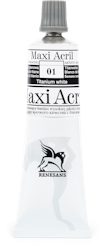 Renesans-MAXI akryl gloss 60 ML-01-TITANIUM WHITE