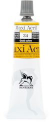 Renesans-MAXI akryl gloss 60 ML-34-YELLOW OCHRE