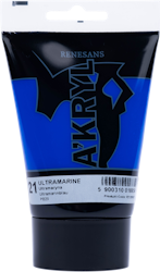Renesans-A'kryl satin 100 ML-21-ULTRAMARINE