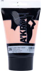 Renesans-A'kryl satin 100 ML-36-FLESH TINT DEEP