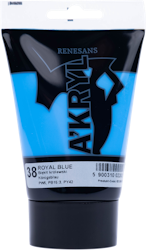 Renesans-A'kryl satin 100 ML-38-ROYAL BLUE