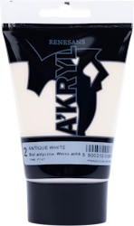 Renesans-A'kryl satin 100 ML-02-ANTIQUE WHITE