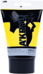 Renesans-A'kryl satin 100 ML-04-LEMON YELLOW