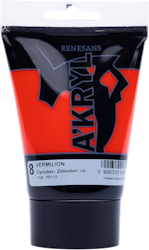 Renesans-A'kryl satin 100 ML-08-VERMILION