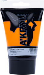 Renesans-A'kryl satin 100 ML-07-ORANGE YELLOW