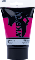 Renesans-A'kryl satin 100 ML-10-MAGENTA