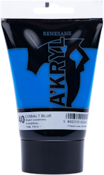 Renesans-A'kryl satin 100 ML-40-COBALT BLUE (PHTHALO)