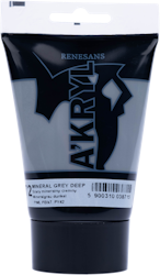 Renesans-A'kryl satin 100 ML-72-MINERAL GREY DEEP