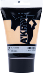 Renesans-A'kryl iridescent 100 ML-58-SILVER GOLD