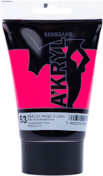 Renesans-A'kryl Reflex 100 ML-53-REFLEX ROSE (FLUO)