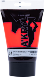 Renesans-A'kryl Reflex 100 ML-51-REFLEX VERMILION (FLUO)
