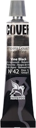 Renesans-Cover tempera gouache extrafine in tubes 60 ml -42-Vine black