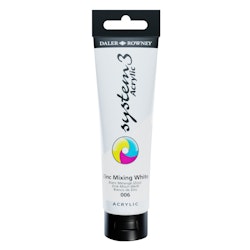 System3-006-150 ml Zinc Mixing White