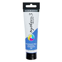System3-100-150 ml Fluorescent Blue