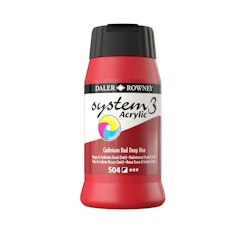 System3-504-500 ml Cadmium Red Deep Hue