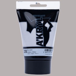 Renesans-A'KRYL SATINE 100 ML-28 SILVER