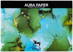 Renesans-Aura-Papper för alcohol ink-10 st 170gram-A4  (21 x 29,7 cm)