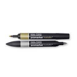 Promarker-Metallic-Guld och Silver