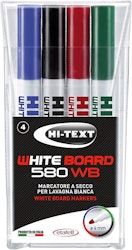 Whiteboard pennset med 4 st pennor