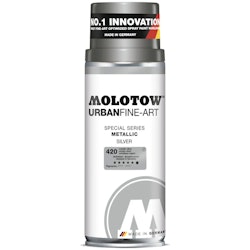 Sprayfärg Molotow Akryl UrbanFineArt 400ml metalic silver-420