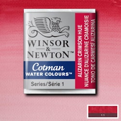 Akvarellfärg Cotman 1/2-kopp Alizarin crimson hue 003