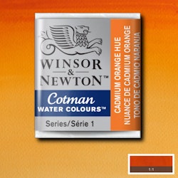 Akvarellfärg Cotman 1/2-kopp Cadmium orange hue 090