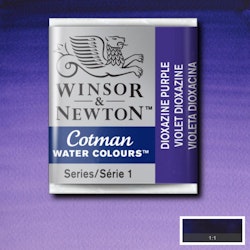 Akvarellfärg Cotman 1/2-kopp Dioxazine violet 231