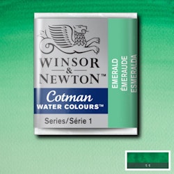 Akvarellfärg Cotman 1/2-kopp Emerald 235