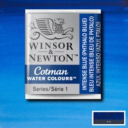 Akvarellfärg Cotman 1/2-kopp Intense blue 327