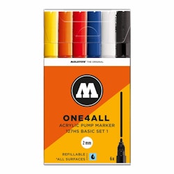 Molotow ONE4ALL-Pennor 6-pack