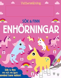ENHÖRNINGAR-Sök & finn-Vattenmålning