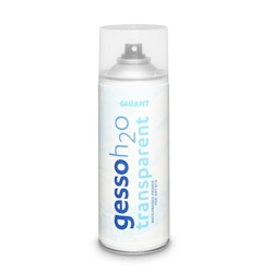 Gesso-olja & akryl-Transparent Spray-H2O-400ml