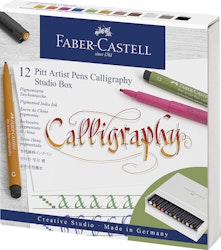 Kalligrafipennset - Faber-Castell - 12 pennor