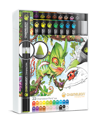 Chameleon Color 22 Pen Deluxe Set