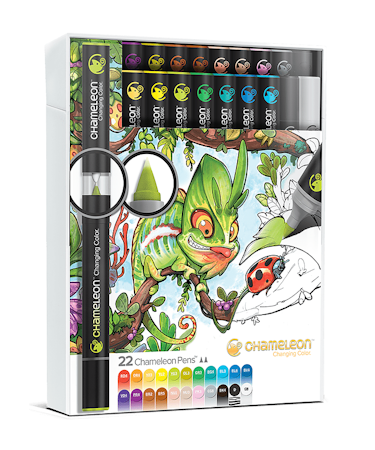 Chameleon Color 22 Pen Deluxe Set
