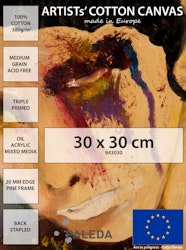 Canvas-Paleda-30x30-artist-380g-20mm